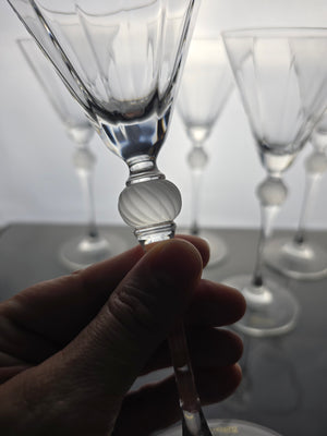 Oscar de la Renta Tuxedo Gold Goblets x5