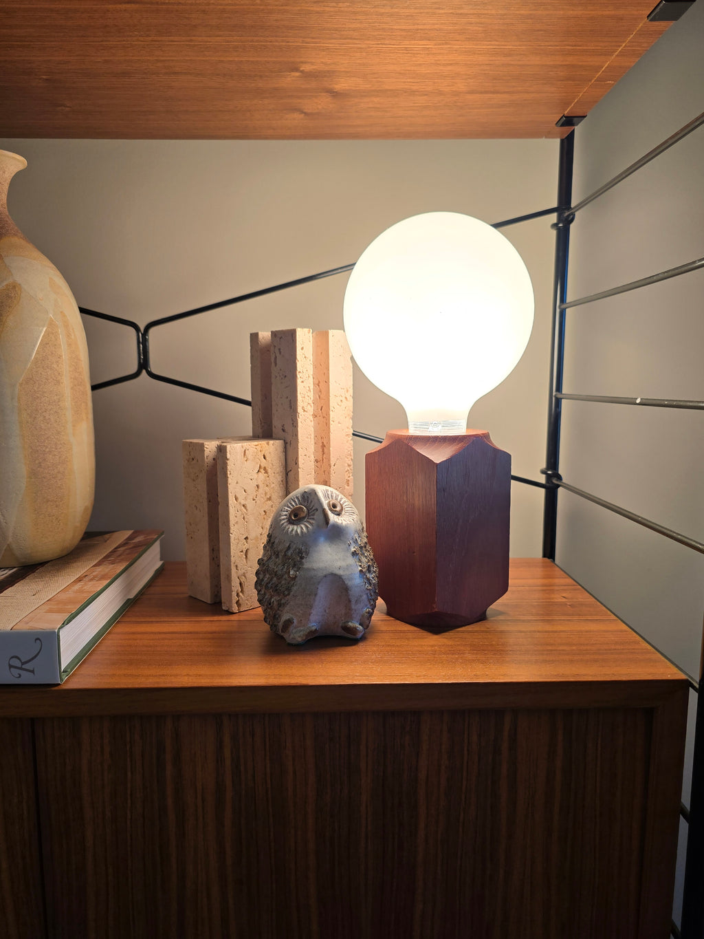 Teak Mini Lamp