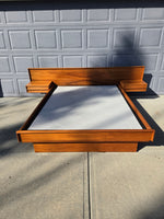 Queen Teak Platform Bed