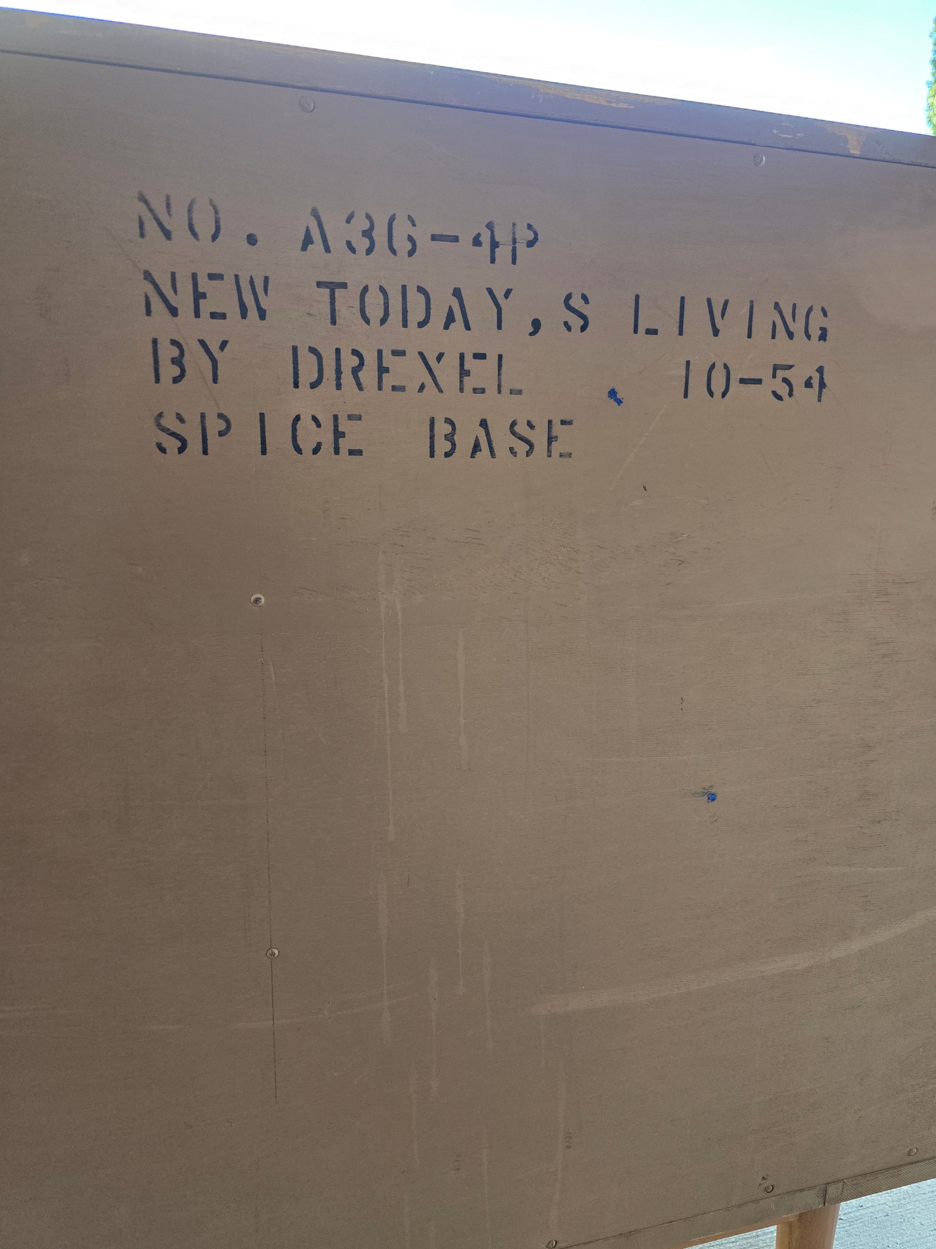 Milo Baughman for Drexel 'Today's Living' Blonde Sideboard