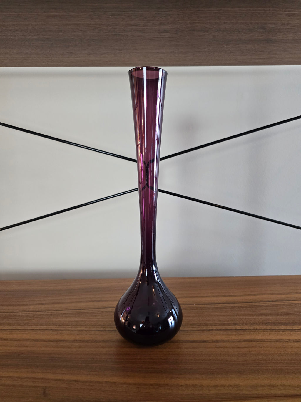 Purple Amethyst Blown Glass Vase