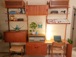 Skive Mobelfabrik Teak 4 Bay Wall Unit