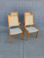 Teak High-back Dining Chairs - Set of 4