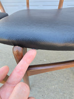 Walnut Dining Room Table & Four Chairs