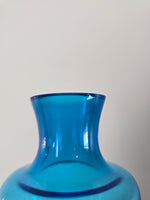 Blue Blown Glass Decanter