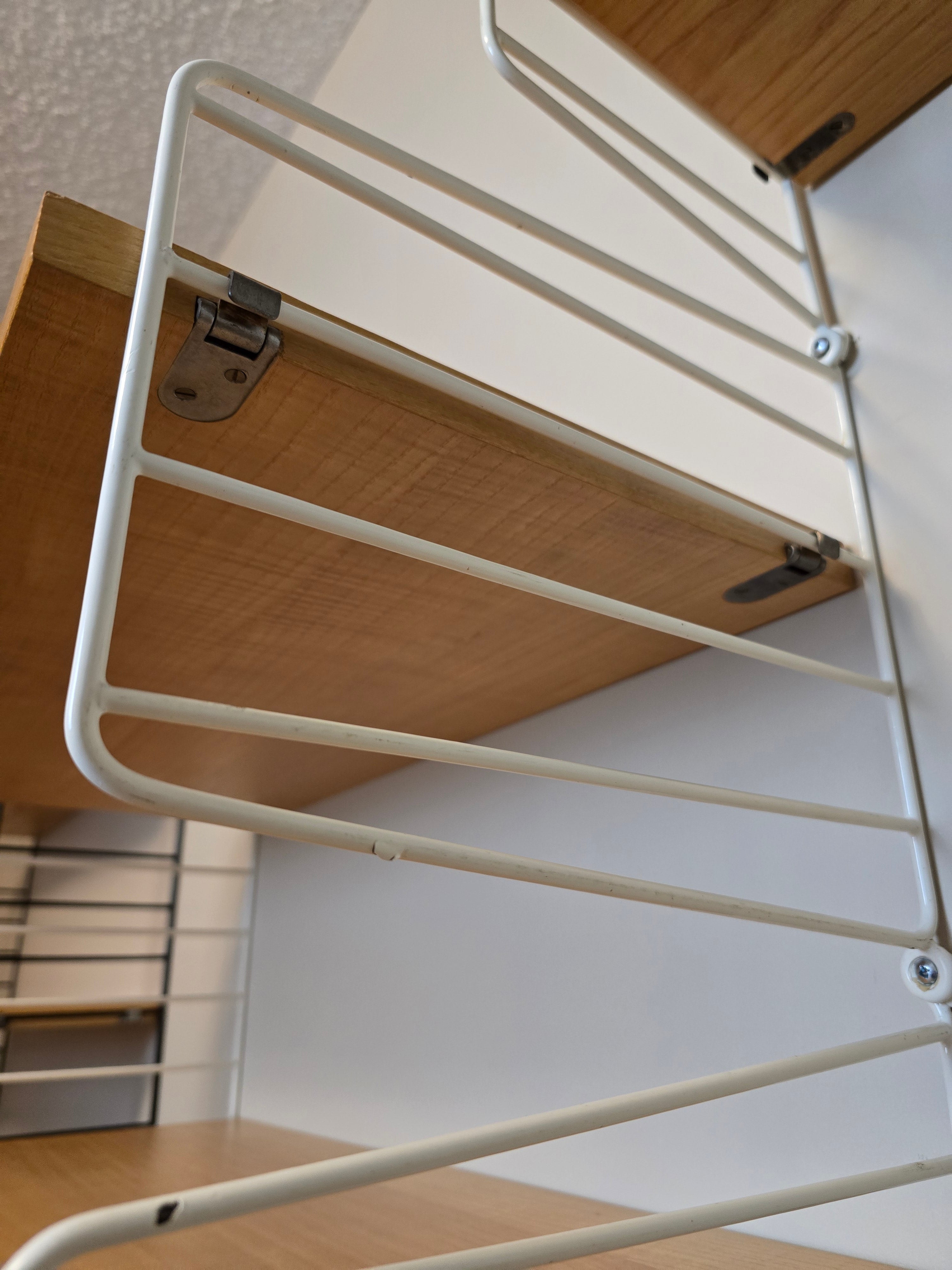String Modular Shelf System in White & Ash