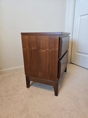 Pair of Walnut Nightstands