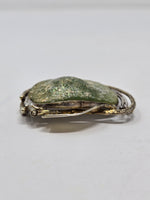 Avi Soffer Ancient Roman Glass and Sterling Silver with 14K Gold Brooch