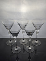 Oscar de la Renta Tuxedo Gold Goblets x5