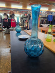 Empoli Oversized Blue Optic Vases - pair