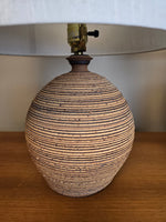 Pair of Studio Pottery Lamps