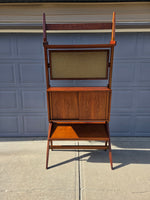 Mid Century Free Standing Wall Unit Room Divider