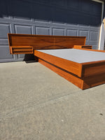 Queen Teak Platform Bed