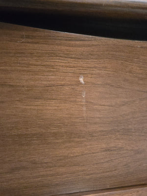 MCM Walnut Lowboy Dresser