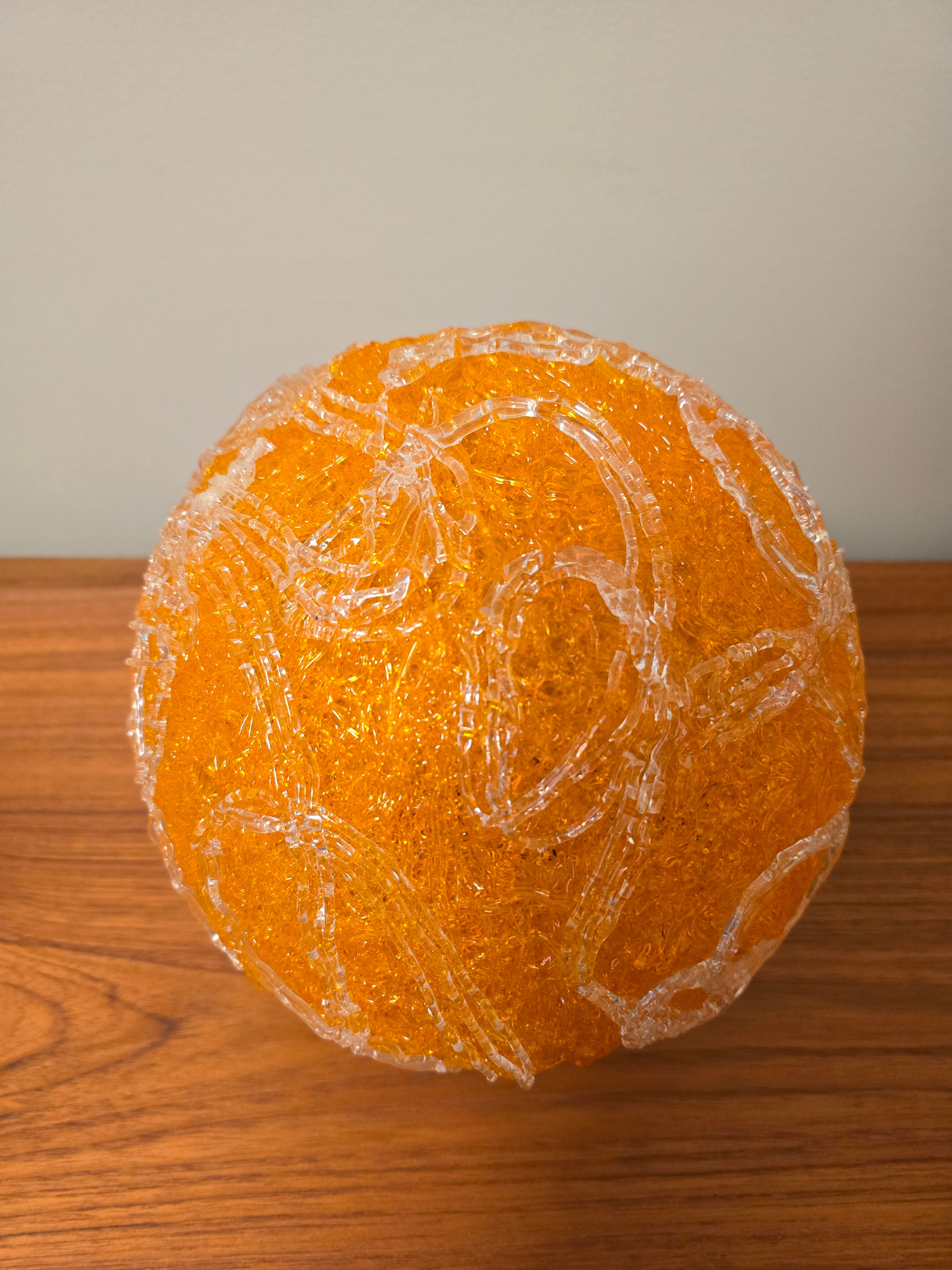 Spun Lucite Spaghetti Lamp Shade