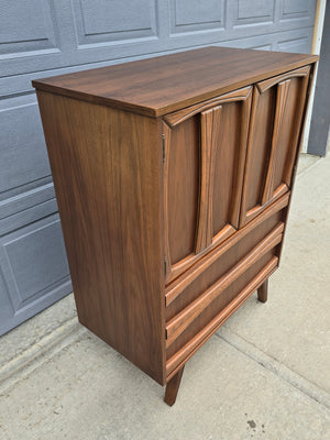 Upright Cedar Chest with Drawers