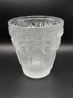 Barolac Ivy Leaf Frosted Vase