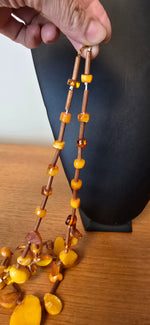 Vintage Raw Amber Necklace