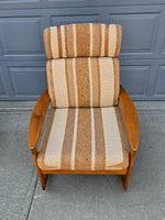 Komfort High Back Teak Rocking Chair