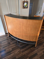 Dyrlund Teak Boomerang Bar w/ Stools