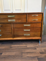 Willett Trans-East Solid Cherry 12 Drawer Dresser w/ Mirror