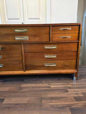 Willett Trans-East Solid Cherry 12 Drawer Dresser w/ Mirror