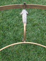 Hollywood Regency Rams Head Coffee Table