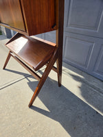 Mid Century Free Standing Wall Unit Room Divider