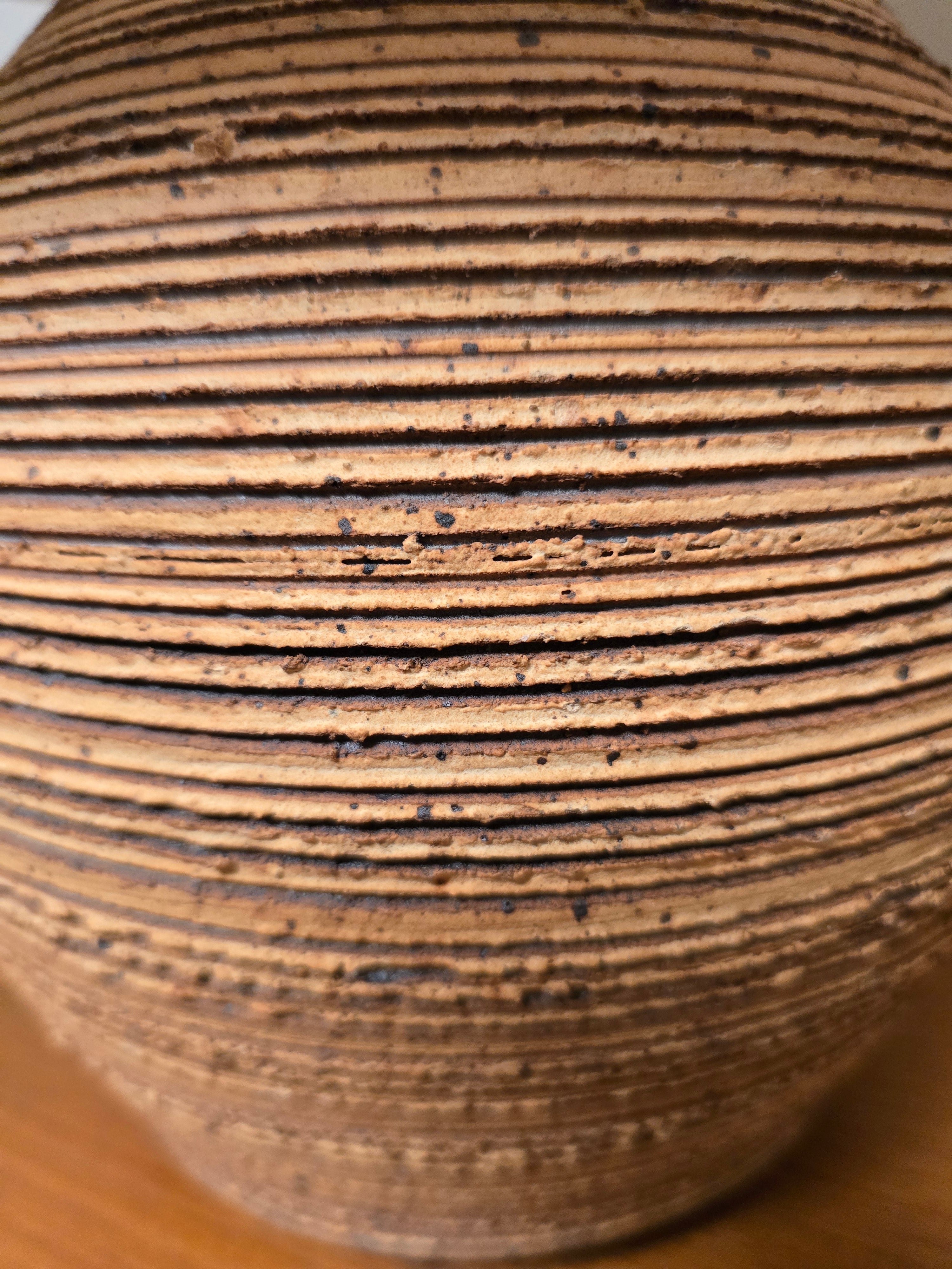 Pair of Studio Pottery Lamps