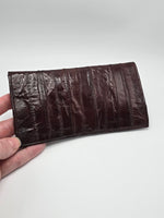 Vintage Eel Skin Leather Wallet