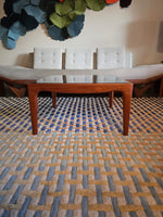 Teak & Smoked Glass Coffee Table