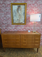 Danish Teak 8 Drawer Dresser