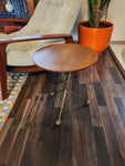 Teak Tripod Cocktail Table by Albert Larsson Sweden