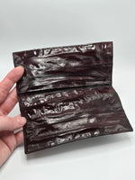 Vintage Eel Skin Leather Wallet