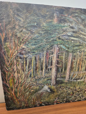 HJ Charles Dendrons Mixed Media Art