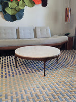 Beaucraft Marble & Walnut Coffee Table