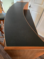 Dyrlund Teak Boomerang Bar w/ Stools