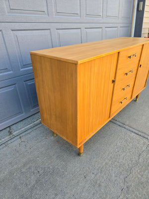Milo Baughman for Drexel 'Today's Living' Blonde Sideboard