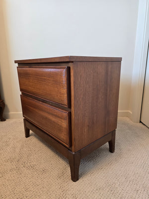 Pair of Walnut Nightstands
