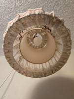 Teak & Missoni-Style Knit Wall Mount Lamp