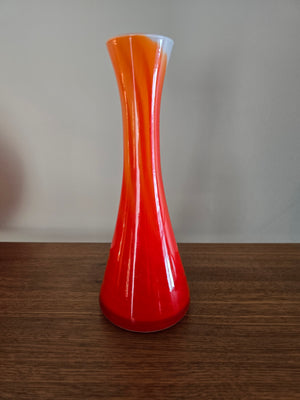 V.A.S. Empoli Orange Swirl Vases