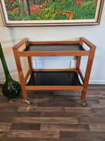 Danish Teak Bar Cart