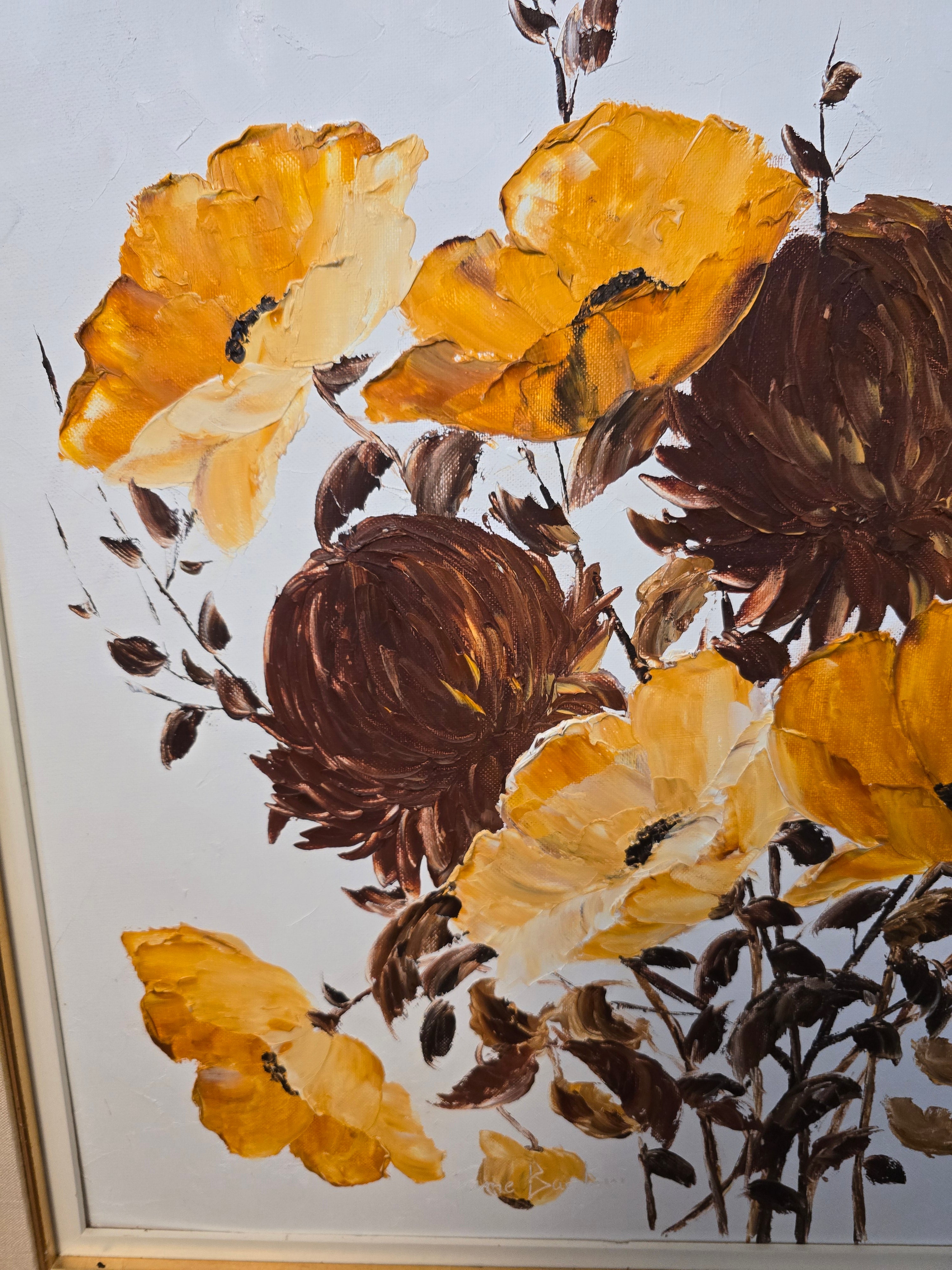 Jane Barlow Framed Floral Painting