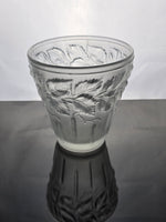 Barolac Ivy Leaf Frosted Vase