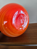 V.A.S. Empoli Orange Swirl Vases