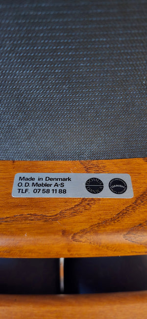 Erik Buck for O.D. Mobler Teak Dining Chairs x6