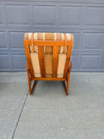 Komfort High Back Teak Rocking Chair