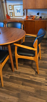 Erik Buck for O.D. Mobler Teak Dining Chairs x6
