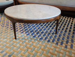 Beaucraft Marble & Walnut Coffee Table