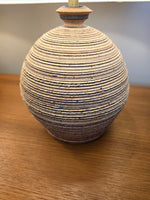Pair of Studio Pottery Lamps